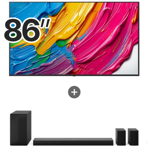 LG전자 QNED AI 86QNED65ABA (벽걸이+사운드바, S70TR)_이미지