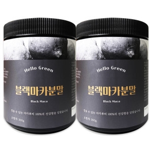 헬로우 100 페루산 블랙 마카 분말 300gX2 통 총600g_이미지