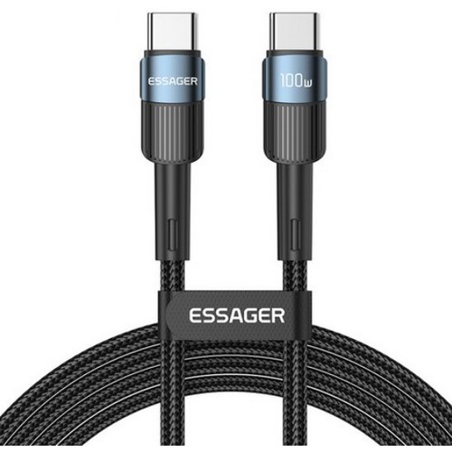 ESSAGER PD C to C타입 100W 케이블 (1m)_이미지
