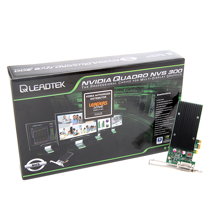 NVIDIA 쿼드로 NVS 300 512MB PCI-E x1 리더스시스템즈_이미지