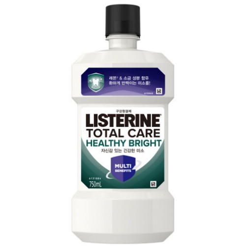 리스테린 ㅤ토탈케어 헬씨 브라이트 750ml (4개)_이미지
