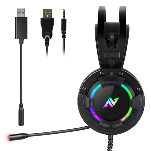 ���� ABKONCORE B500M ENC ���� 7.1 RGB ����Ʈ�� 3D ��Ƽ �÷��� ���̹� ����