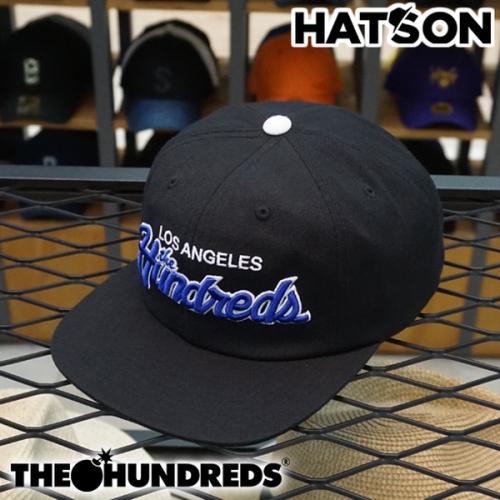 햇츠온 J0HU202BK THE HUNDREDS 미국 직수입 브랜드 소프트 언스트럭쳐 스냅백 야구 모자 AD