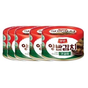 동원F&B 양반 캔 갓김치 160g (5개)_이미지
