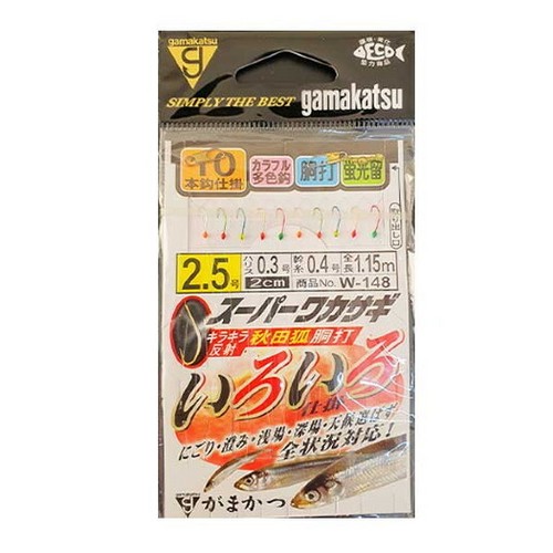 가마가츠 W-148 빙어바늘