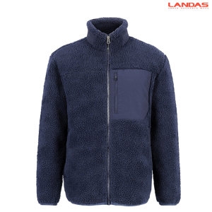 LD480W네이비 고급 헤비플리스자켓_방한자켓