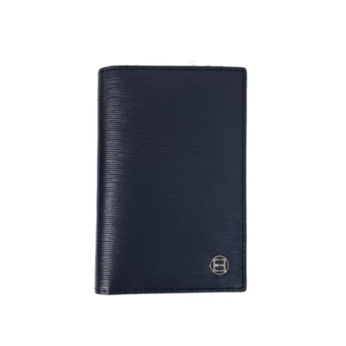 에스콰이어 남성 소가죽 똑딱이 슬림 카드지갑 네이비EOEFPN276
