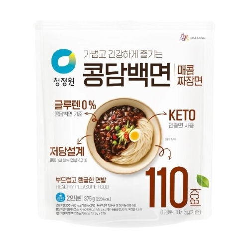 대상 청정원 콩담백면 매콤 짜장면 375g이미지입니다. 누르면 해당 게시물로 새창이동합니다.