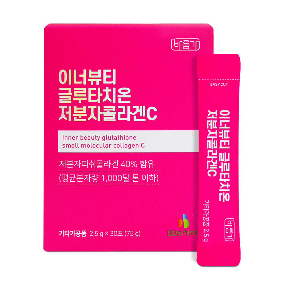 바름가 이너뷰티 글루타치온 저분자콜라겐C 30포 (1개)