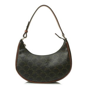 셀린느 트리옴페 캔버스 카프스킨 아바백 숄더백 탄_193952BZJ04LU_이미지