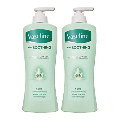 유니레버 바세린 알로에 수딩 로션 450ml (2개)