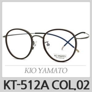 [불명] KT-512A COL.02 키오야마토 티타늄 안경테 KT512A_이미지