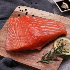 바른씨 노르웨이 생연어 몸+뱃살 300g [1개]