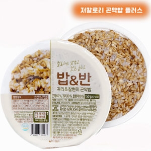 화심영농조합법인 밥앤반 귀리 찰현미 곤약밥 150g (24개)_이미지