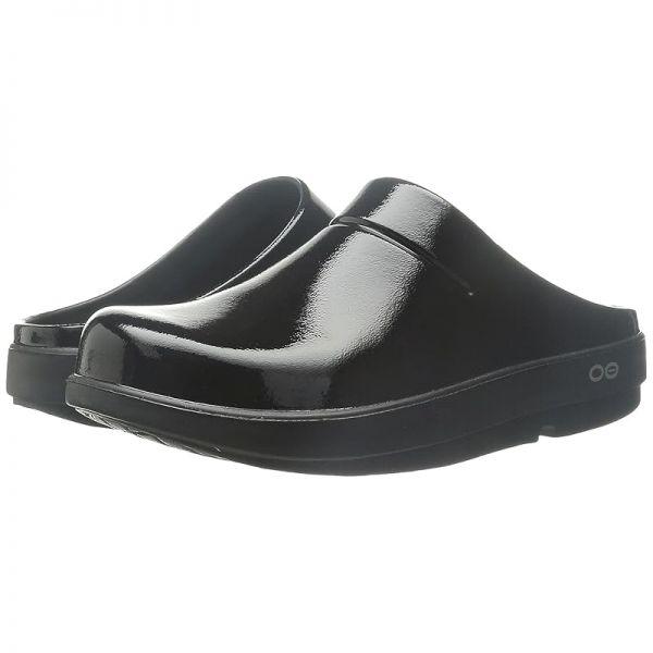 우포스 우먼 클로그 럭스 블랙 올검 1054597_이미지