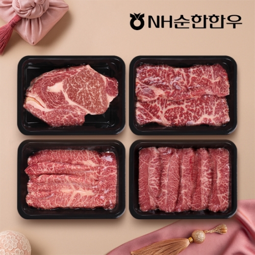 NH순한한우 1++등급 한우구이 선물세트 2호 1.2kg (1개)_이미지