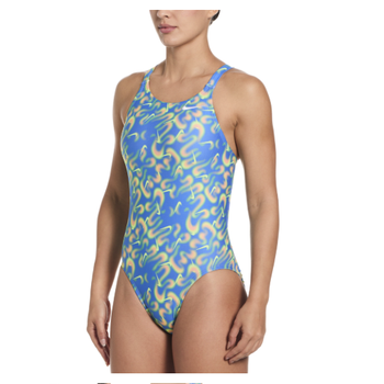 스윔 여성수영복 스우시 다이브 패스트백 하이컷 NESSG022-849