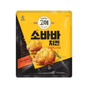 CJ제일제당 고메 소바바치킨 소이허니 순살 240g (2개)