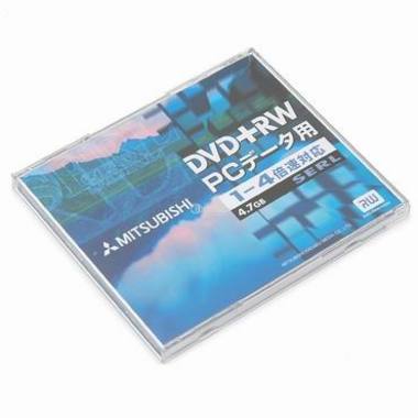미쓰비시 DVD+RW 4.7GB 4x 쥬얼 10장
