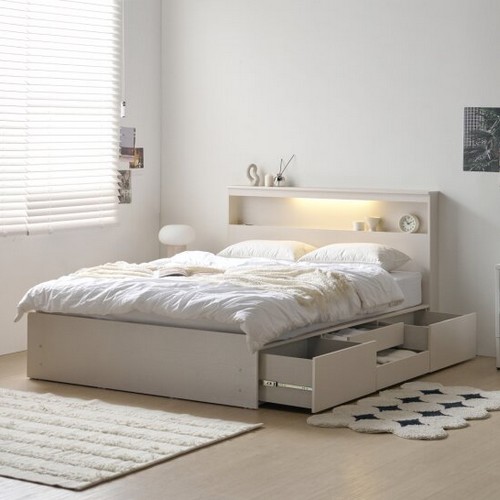 파로마 네오 가온 2단 LED 수납침대 Q (40T라텍스독립)