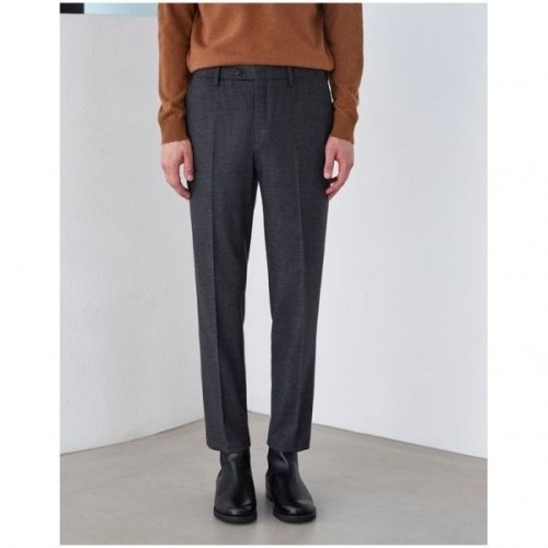 리뷰이벤트 37사이즈 한정 차콜그레이 멜란지 울캐시 프리미엄 슬랙스 MAPA3D911G3