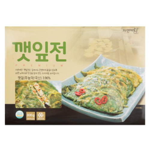 자연에찬 깻잎전 300g (1개)_이미지