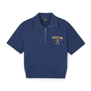 MLB W 바시티 크롭 슬림핏 반팔 티셔츠 A5 3FTSV1843 07BLS 07WHS 10PKL 50GNP_이미지