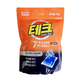 테크 수퍼볼 캡슐세제 30개입 (1개)_이미지