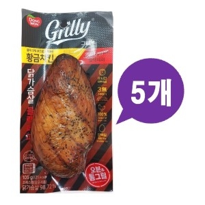 동원F&B 그릴리 황금닭가슴살 블랙페퍼 105g (5개)_이미지