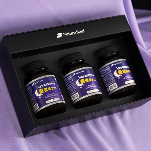 두리농산 식물성 멜라토닌 5mg 쿨쿨쿨zzz 120정x3병 선물세트이미지입니다. 누르면 해당 게시물로 새창이동합니다.