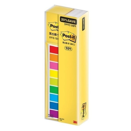 3M 알뜰팩 683-9KN-10 접착식메모지 683-9KNX10_이미지