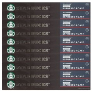 네스프레소 스타벅스 디카페인 에스프레소 로스트 캡슐커피 10캡슐 (10팩)