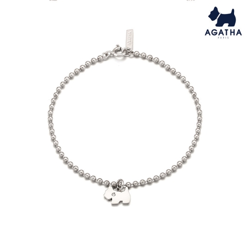  아가타 아가타 AGATHA BALL & BALL 1974 실버 볼체인 팔찌_2421875S-136-TU