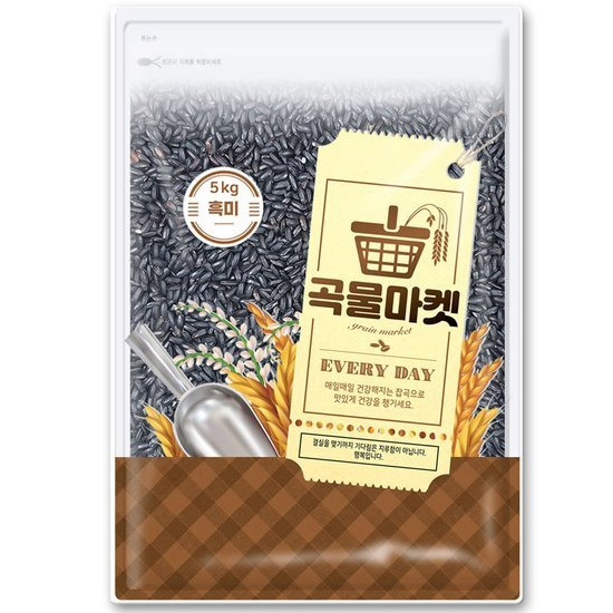 홍천철원물류센터 곡물마켓 흑미 5kg (1개)_이미지