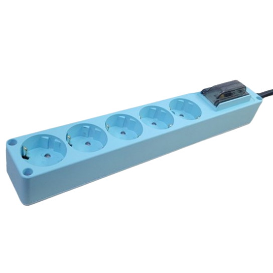 현대일렉트릭 오브제 5구 16A 누전차단 고용량 멀티탭 (1.5m)_이미지