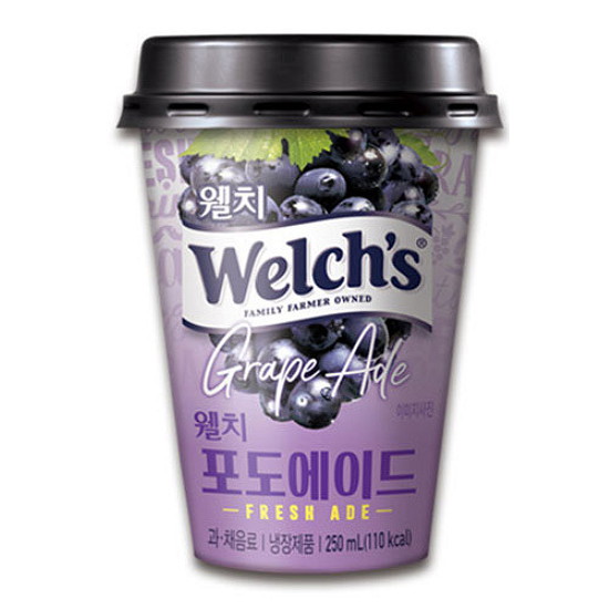 웰치 포도 에이드 250ml