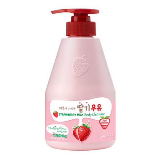 과일나라 피부가 마시는 딸기 우유 바디로션 560g (1개)_이미지