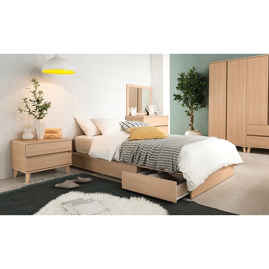 장인가구 도미닉 서랍 침대 SS (본넬스프링)