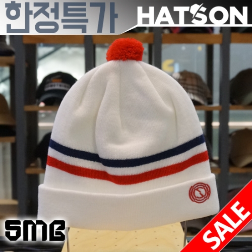 햇츠온 HATSON 2018   햇츠온 J5SM336WH SMB 브랜드 남자/여자/여성/남성 겨울 이쁜 털방울 폼폼 골지 니트 비.._이미지