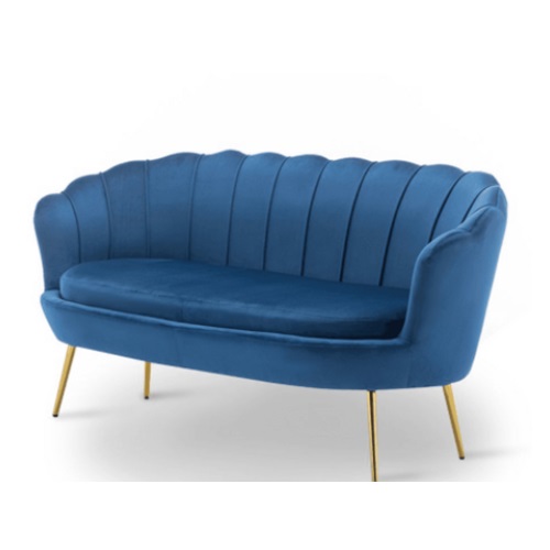 블리스아토 스웨이드 벨벳 패브릭 소파 1.5인용