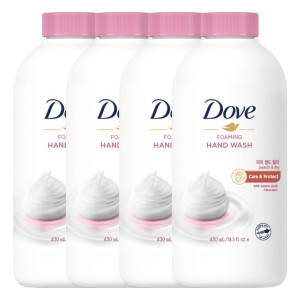 유니레버 도브 포밍 핸드워시 피치 앤드 릴리 리필 430ml (4개)