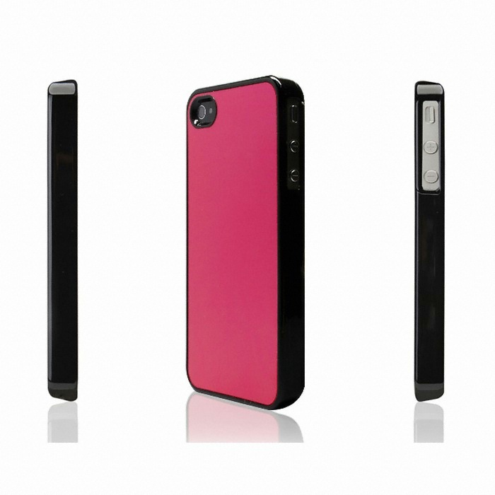 아이커버 COMBI PANEL MIRROR RED CASE (아이폰4/4S)_이미지