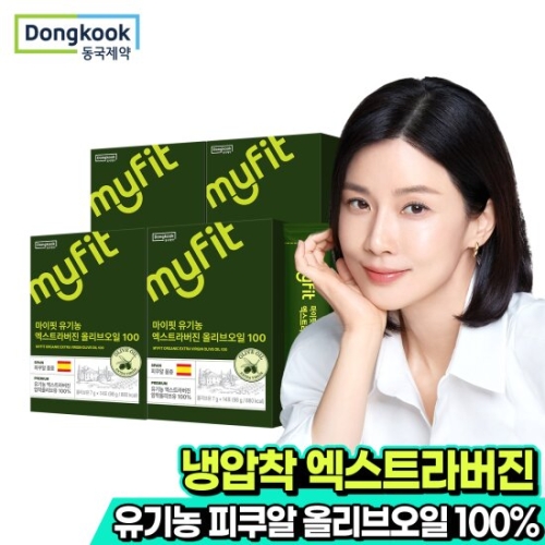 동국제약 마이핏 유기농 엑스트라버진 올리브오일 100% 스틱 98g(7gx14포) (4개)_이미지