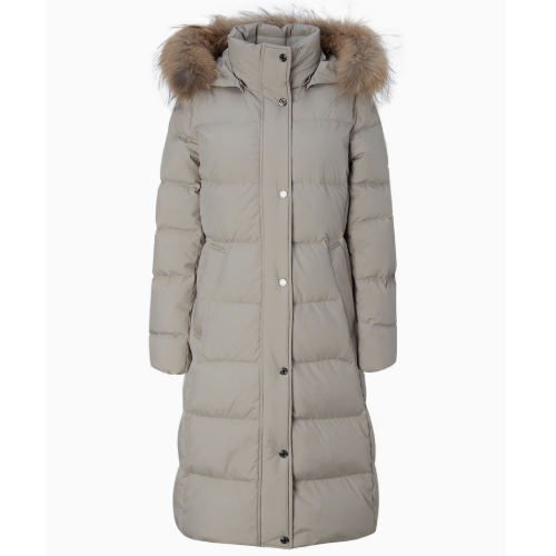 헤지스골프 탈착후드 덕다운 롱패딩 WWJU4D942I3_이미지