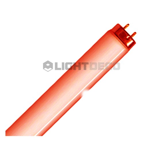 우리조명 장수램프 FL 형광등 적색 40W