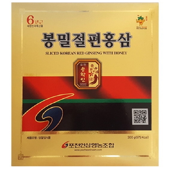 포천인삼영농조합 6년근 봉밀절편홍삼 300g이미지입니다. 누르면 해당 게시물로 새창이동합니다.