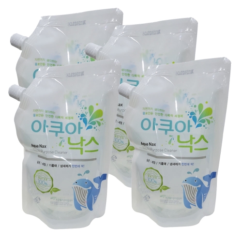 아쿠아낙스 다목적클리너 리필 500ml (4개)_이미지