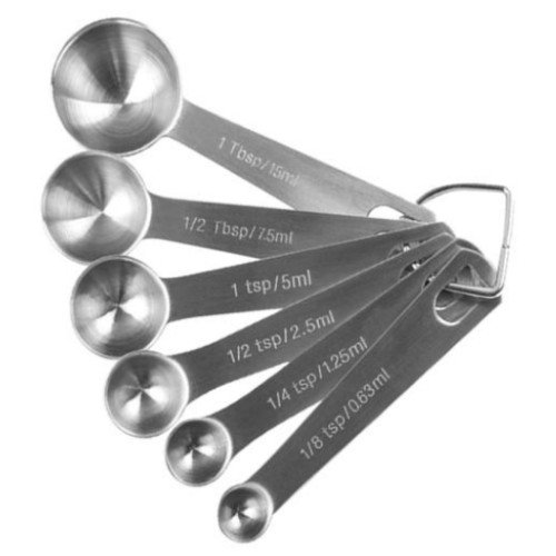 피엘코스메틱 아이메이트 스테인레스 계량스푼 6종