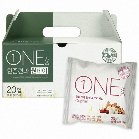 산과들에 원데이 오리지널 선물세트 20g 20개입