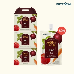  웰팜 파이토컬 유산균으로 12시간 발효 ABC주스 100ml [60개]